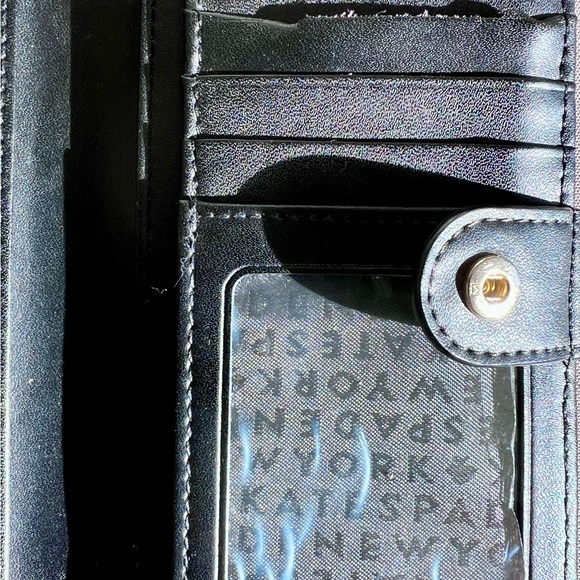 Kate Spade Black Wallet priced right. Darcy bi-fold. Pre-loved. - Picture 5 of 7